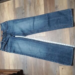 Pierre Cardin light distressed medium wash straight leg jeans